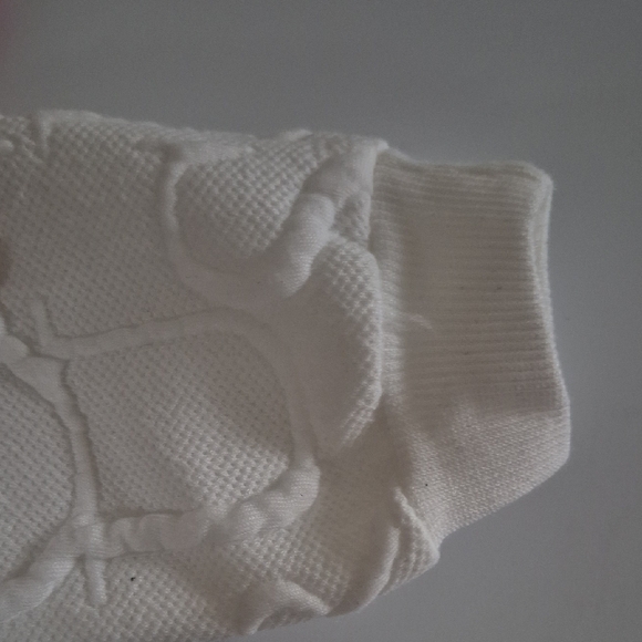 Textured White Jogger Pants Set - Picture 7 of 14